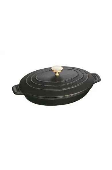 Staub Cast Iron Hot Plate Oval 23 x 17 cm