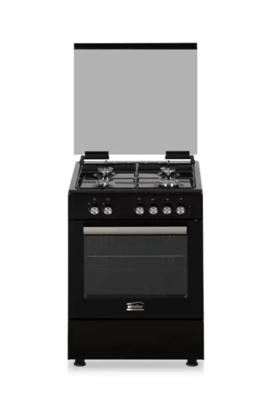 Simfer 60cm Gas Cooker - Black