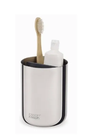 Joseph Joseph EasyStore Luxe Stainless-steel Toothbrush Caddy