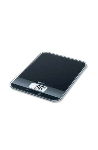 Beurer Black KS 19 Kitchen Scales with Modern Touch Key Operation
