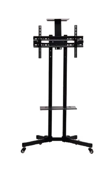 Conqueror Moving Floor Stand with Shelf for LED / LCD / Plasma TV 30”-65