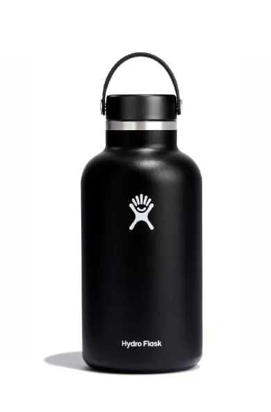 HYDRO FLASK 64 OZ WIDE MOUTH 2.0 FLEX CAP - BLACK