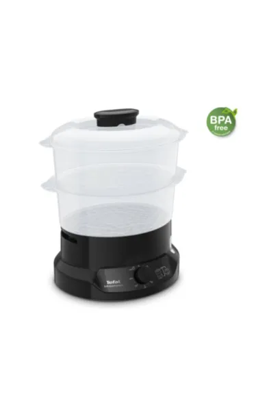 Tefal MiniCompact Steam Cooker, 800W, 2 Bowls, Rice Bowl