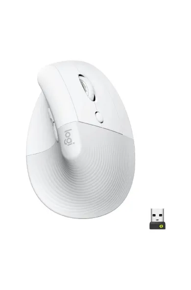 LOGITECH Lift Vertical Ergonomic Mouse White