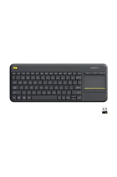 LOGITECH K400 plus Wireless Touch Keyboard Black
