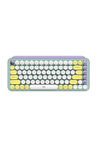 Logitech POP Keys Mechanical Wireless Keyboard with Customizable Emoji - Daydream Mint