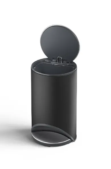 Joseph Joseph Arc™ 10L Easy-push Matt Black Pedal Bin