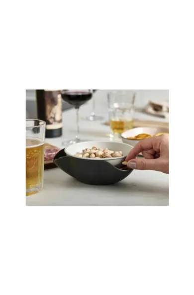 Joseph Joseph Double-Dish Grey Serving Bowl