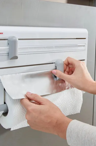 LEIFHEIT 25703 ROLL HOLDER PARAT WHITE/GREY