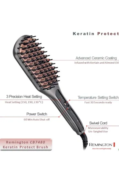 Remington Keratin Protect Straight Brush CB7480