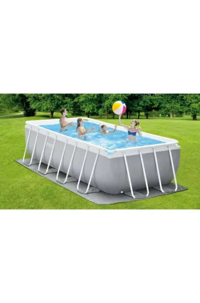 INTEX Prism Frame Rectangle Pool Set 4.88 x 2.44 x 1.07m
