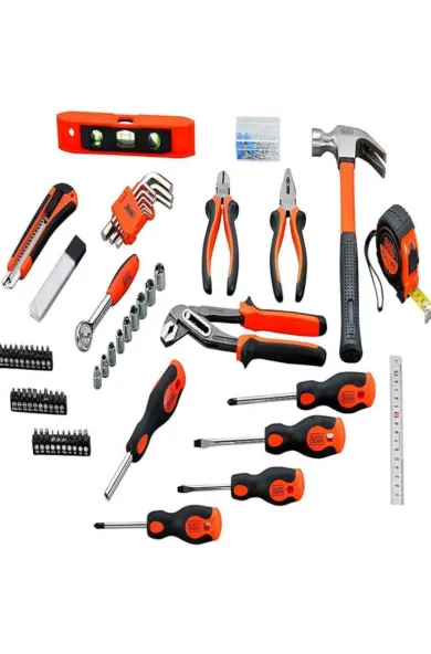 BLACK + DECKER BMT154C Hand Tool Kit (154-Piece) Hand Tool Kit