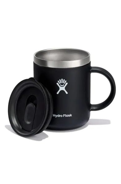 HYDRO FLASK 12 OZ MUG BLACK