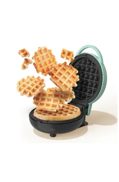 Nutricook Mini Waffle Maker 350-400W - Blue
