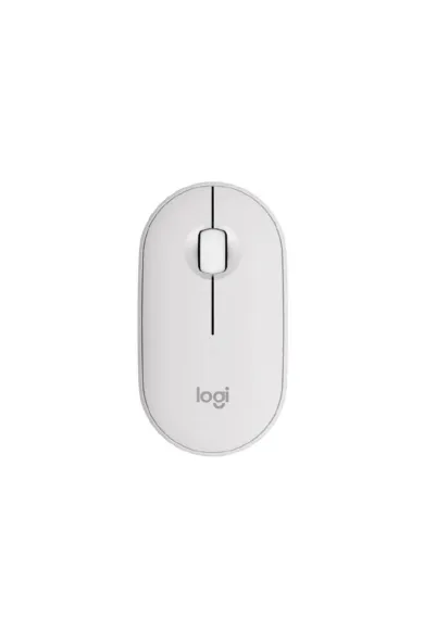 Logitech Pebble Mouse M2 M350s Tonal White