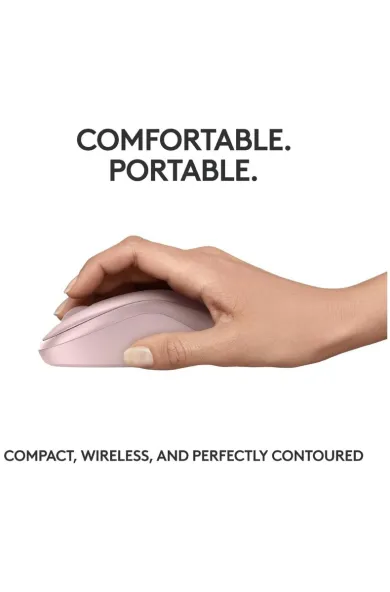 Logitech M240 Silent Bluetooth Mouse Rose