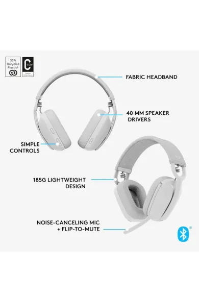 LOGITECH Zone Vibe 100WL Off-White
