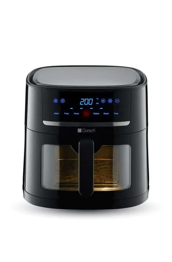 Dorsch Airfryer Top View Window 6.5L 12Programs