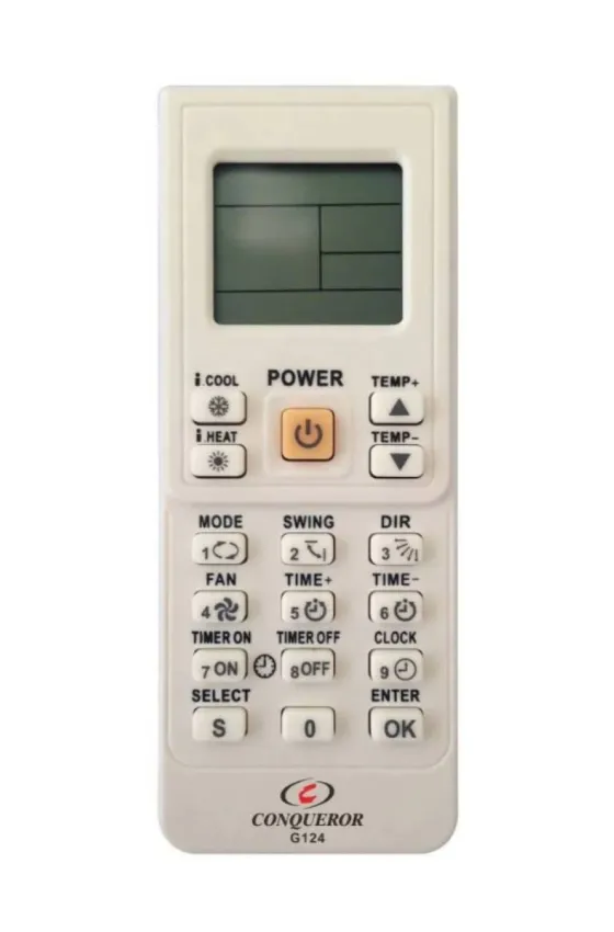 Conqueror Universal A/C Remote Control - G124