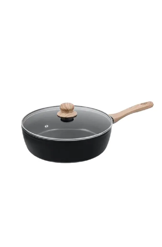 PYREX Cook & Care Deep Frypan with Lid 28 cm CR28DF6
