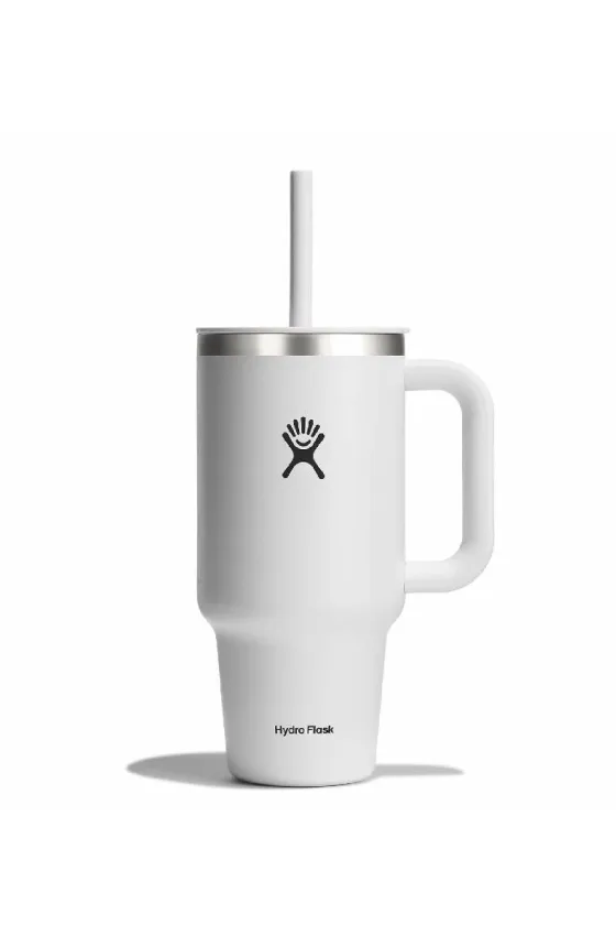 HYDRO FLASK 32 OZ TRAVEL TUMBLER WHITE