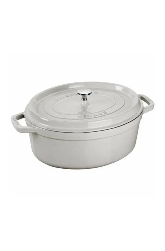 Staub Cocotte Black White Truffle - 37 Cm