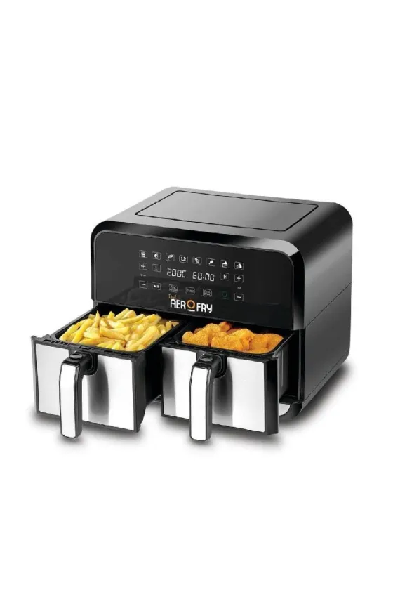 Black & Decker Digital Dual Zone Air Fryer 1700W 4L+4L