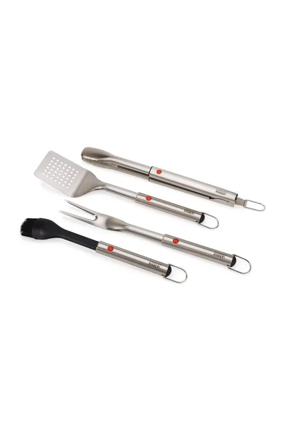 Joseph Joseph GrillOut™ 4-Piece Stainless-Steel BBQ Utensil Set with Storage Case