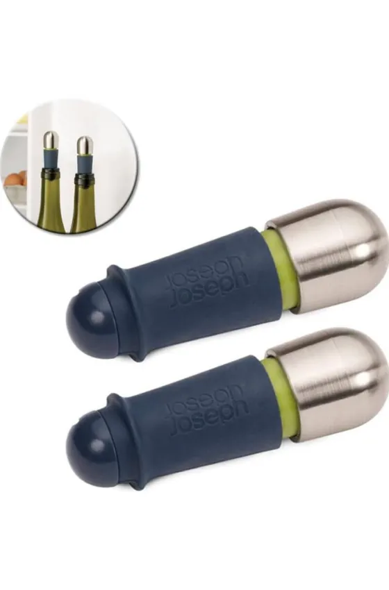 Joseph Joseph Twist-Lock Wine Stoppers 2pc