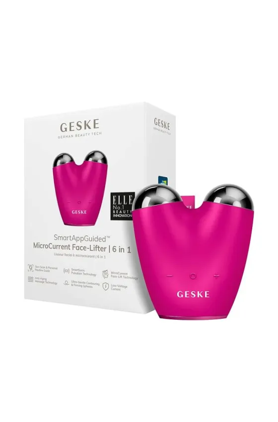 Geske MicroCurrent Face-Lifter | 6 in 1 - Magenta